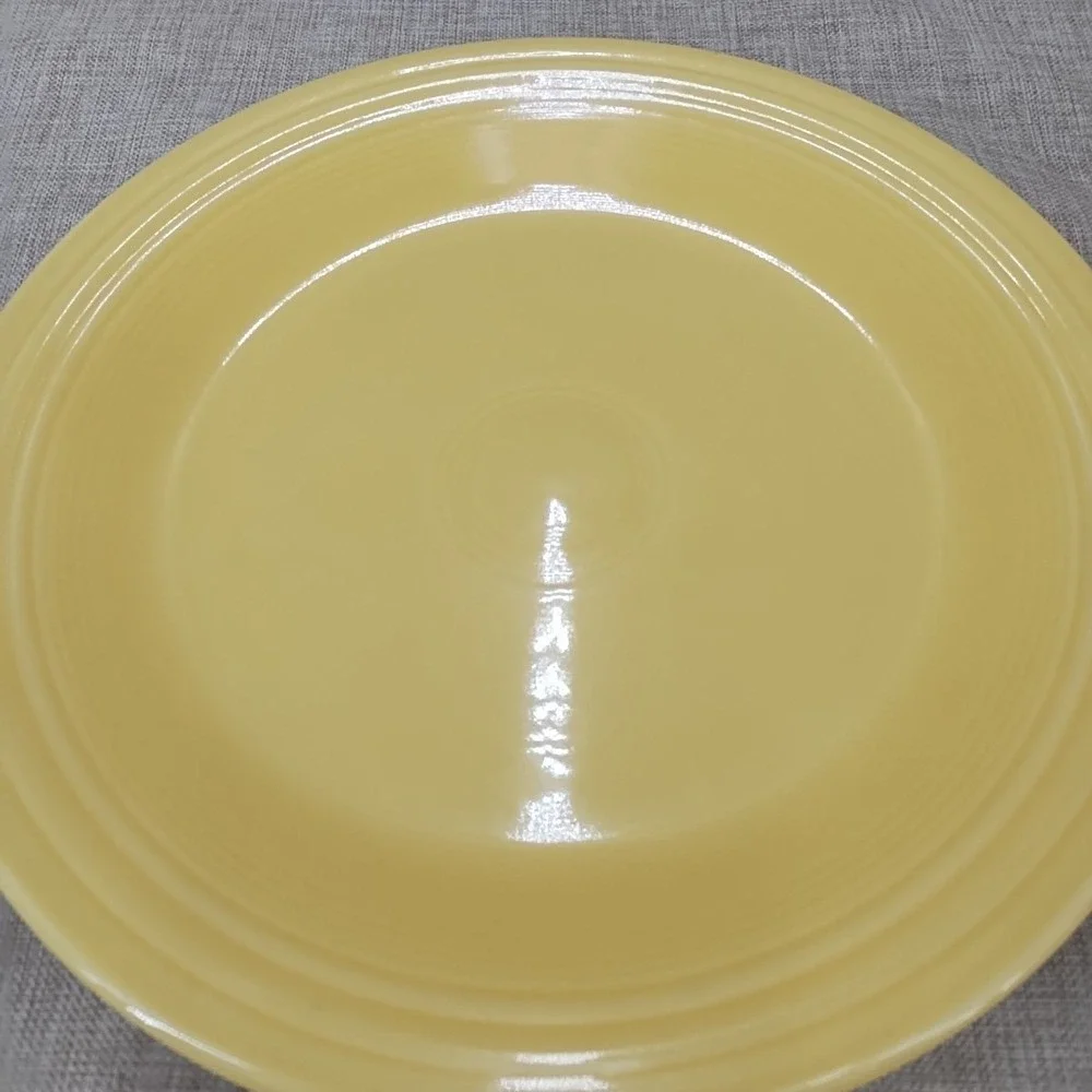 Fiesta Sunflower Classic Rim Dinner Plate & Cereal Bowl Set Ex Cond Retired